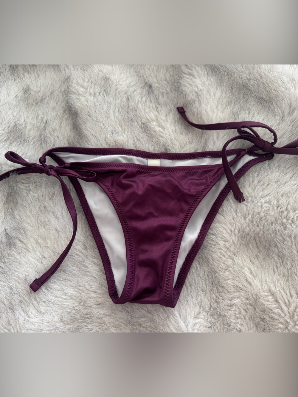 Solid & striped Women's Tie-Side Bikini Bottom small